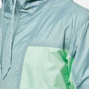 Survêtement réversible écologique pour homme, style vintage, 2-en-1, avec blocs de couleur, fermeture éclair intégrale, col rond, 100 % nylon léger - Product Image 5