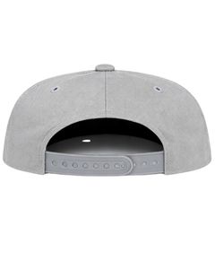 Customized Light Grey <b>Flat</b> Brim Snapback <b>Cap</b> For Men Women Adjustable Cotton Baseball Hat Casual Streetwear Premium Quality - Product Image 2
