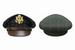 Premium Quality Customized Embroidered Peak Cap Adjustable Visor <b>Hat</b> Classic Formal Uniform Style Headwear for Outdoor Events - Product Image 4