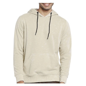 Men's 100% Cotton Winter Long Sleeve Hoodie Breathable Eco-Friendly Pullover Front Custom Logo Printing Pocket 450g Hoodie - Product Image 6