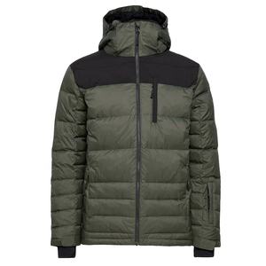 Manteau d'hiver chaud et léger pour hommes, grande taille, support de parka compressible, résistant à l'eau, veste à capuche rembourrée à bulles épaisses - Product Image 1
