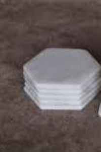 Posavasos hexagonales de ónix hechos a mano, decoración de mesa de té y café de piedra natural - Product Image 6