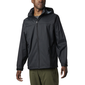 Chaqueta Cortavientos Azul con Capucha para Hombre, Ropa Casual para Exteriores, Impermeable, de Poliéster, Corte Regular, Estilo Otoñal - Product Image 4