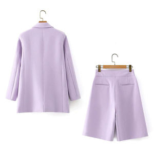 Wholesale Dropship Solid 3 Piece Anti-Wrinkle Women's Office Formal Suit <b>Set</b> <b>Blazer</b> Jacket Vest Trousers - Product Image 2