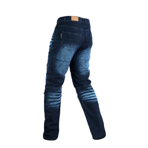 Nuevos Jeans Elásticos Bordados de Alta Calidad para Hombre, Estilo Motociclista, Color Azul Claro, Lavado a la Piedra, con Parches de Marca MIRZ, 100% Algodón - Product Image 2