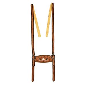 BAVARIAN SHORTS LEDERHOSEN SUEDE CUERO TRACHTEN HOMBRE LLEVA OKTOBERFEST SHORT - Product Image 3