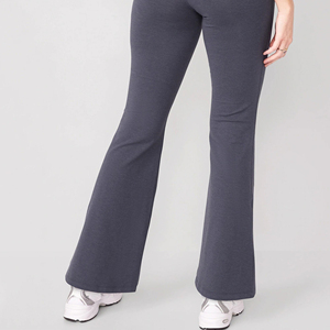 Fashionable Women Skinny Flared <b>Trousers</b> <b>Elastic</b> Waist Stretchy Cotton Fabric for <b>Work</b> Party or Travel Women <b>Trousers</b> - Product Image 3