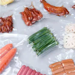 Bolsa de retorta transparente resistente al vacío de 131 grados para sellado de alimentos, apta para congelador y microondas, para salchichas y galletas, con impresión por huecograbado - Product Image 2