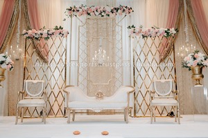 Impressive Modern Theme Metal Mandap for Outdoor Weddings Laser Cut Design for Western Weddings Wedding high quality Australia - Product Image 6