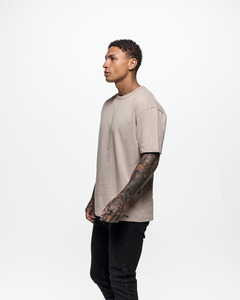 T-shirts pour hommes, surdimensionnés, décontractés, en coton, à manches courtes, col rond, doux, confortables, respirants et unis, pour le streetwear - Product Image 6