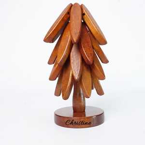 Wooden Shape <b>Trivet</b> Set Star Design Non Slip <b>Kitchen</b> Heat Resistant Mat Modern Style Table Decoration 20cm Diameter Handmade - Product Image 6