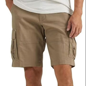 กางเกงขาสั้นคาร์โก้ผ้าแคนวาสผู้ชายแบบสั่งทำ OEM ขายดี ใส่สบาย กันน้ำ ระบายอากาศ เป็นมิตรกับสิ่งแวดล้อม สไตล์ลำลองแนวสตรีทแวร์ มีกระเป๋าหลายช่อง - Product Image 1