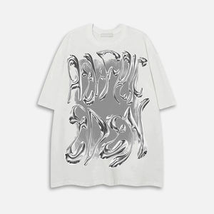 เสื้อยืดผู้ชายทรงโอเวอร์ไซส์ ผ้าฝ้าย 100% หนัก 280GSM ล้างสีแบบแอซิด สไตล์สตรีทแวร์ - Product Image 4