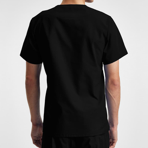Medical Uniform Unisex <b>Scrub</b> Set 2 Pockets Nurse <b>Scrubs</b> <b>Tops</b> Pants Elastic Waist Surgical Hospital Uniform - Product Image 3