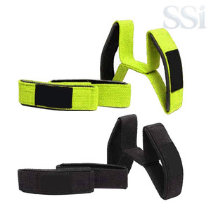 Sangles de poignet durables en forme de 8 pour exercices de traction, sangles de gym haute résistance pour soulevé de terre et tirages lourds - Product Image 4