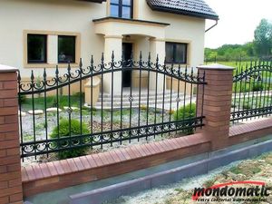 Clôture en fer forgé de haute qualité, clôture en fer sur mesure pour jardins, allées, limites, avec revêtement en poudre antirouille, expert en qualité - Product Image 3