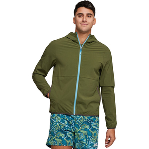 Chaqueta Cortavientos Ligera Personalizada de Lona Transpirable con Capucha, Impermeable, con Bloques de Color y Forro de Satén para Correr y Deportes al Aire Libre - Product Image 2