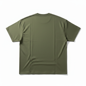 T-shirts vierges pour hommes, coupe oversize, en coton épais, personnalisables avec impression et broderie, logo brodé, haute qualité, 100% coton - Product Image 3