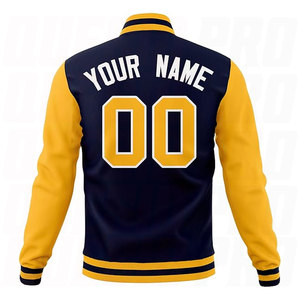 Custom Varsity <b>Jacket</b> Lightweight Letterman Bomber Baseball Coat Personalized Stitched Text Logo Premium Embroidered Design - Product Image 2