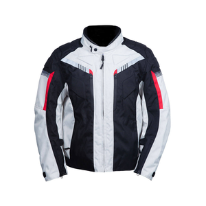 Chiquita's Moto Racing Auto & Moto Racing Wear Veste en cuir décontractée avec fermeture à glissière pour l'hiver - Product Image 1