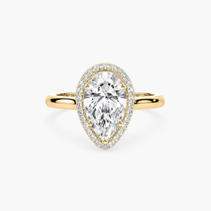 Anillo de Compromiso con Diamante Cultivado en Laboratorio, Certificado en Oro Sólido de 14K - Product Image 3