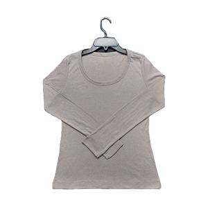 High Quality Factory Made Slim Fit Women's Solid T Shirts Fashionable Plus Size Stylish Casual Solid Color T Shirts For Women - Product Image 6