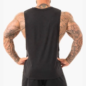 2025 nuevo diseño de camiseta sin mangas de gimnasio para hombre 100% algodón chalecos de secado rápido ropa deportiva Chaleco de entrenamiento de punto de talla grande ropa de Fitness - Product Image 6