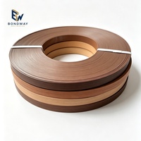 Bande de chantournage PVC autocollante effet bois mat 22 mm en rouleau, largeur personnalisable 0,4-3 mm pour le finissage des panneaux de porte de placard en contreplaqué