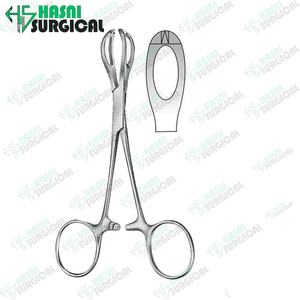 Venta caliente Lane Tissue Forceps 16 cm Alicates rectos Abrazadera Veterinaria Holding Ventas calientes CE ISO Aprobado Proveedor verificado - Product Image 5