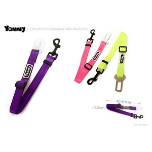 Arnés de Seguridad para Mascotas Yommy, Ajustable de 40-61 cm, para Viajes en Auto - Product Image 1