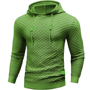 Sweat-shirt à capuche unisexe, coupe ajustée, tricoté, impression numérique, manches longues, décontracté, printemps, 100% coton, molleton gris - Product Image 4