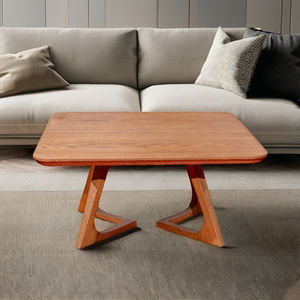 Table basse carrée en chêne blanc de style japonais moderne Meubles en bois massif de haute qualité pour usage domestique - Product Image 1