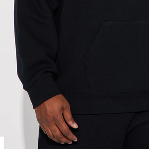Sudadera con Capucha de Invierno para Hombre, 100% Algodón, Bordado Black Royalty, Corte Regular, Casual, con Bolsillo Frontal con Logotipo - Product Image 2