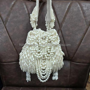Bolso de Mano Bordado Floral para Mujer, Cartera de Novia para Boda, Hecho a Mano, Diseño Étnico, Estilo Boho, para Fiesta de Noche, de Lujo, de la India - Product Image 1