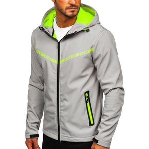 Chaqueta Softshell elástica con logotipo personalizado para hombre, novedad de 2025, venta al por mayor, impermeable, de invierno - Product Image 6