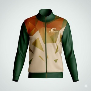 Chaqueta de Invierno para Hombre Ostriya Intl de Alta Calidad con Logotipo Personalizado, Cuello Alto, Cierre de Cremallera, Transpirable, de Secado Rápido y Resistente al Viento, en Poliéster/Algodón - Product Image 4