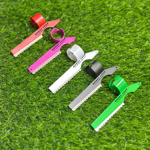 Hair Shapers Finger <b>Ring</b> <b>Thinning</b> Razor Professional Stainless Steel Single Blade Razor with Customizable Color Hair Cutting - Product Image 5
