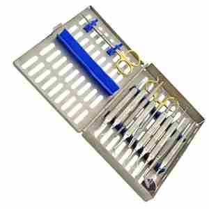 Kit de sutura para estudiantes de medicina, piel de práctica realista de acero inoxidable, suturas completas, juego de instrumentos quirúrgicos de Dentavex - Product Image 2