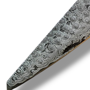 Couteaux de Chef de Qualité Supérieure avec Lame en Acier Damas Décoratif et Manche en Bois Composite Confortable pour Trancher la Viande et Usage Quotidien - Product Image 5