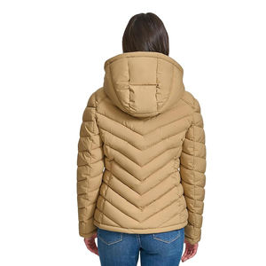 Top-Ranked Women's Genuine Leather Puffer Jacket Autumn Winter Custom Size High Quality Breathable - Product Image 2