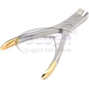 Stainless Steel TC <b>Pin</b> & Wire Cutter Orthopedic Surgical Angled Curved Visit High Quality in Low Price By Blush Surgical - Product Image 4
