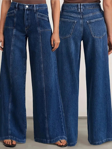 Pantalon palazzo élégant pour femme, coupe large, taille haute, décontracté, léger et respirant, idéal pour le bureau et les occasions décontractées - Product Image 4
