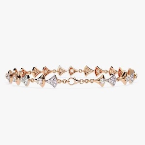 New Arrival High Quality Women's Tennis Bracelet 10k 14k <b>Gold</b> Moissanite Round Diamond 10k 14k Real <b>Solid</b> <b>Gold</b> Bracelet - Product Image 4