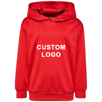 Veste courte à capuche unisexe avec logo personnalisé brodé, en polaire polyester/coton, coupe-vent, doublée, streetwear, oversize, hiver, décontractée
