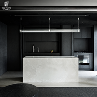 Sistema de Armários de Cozinha Personalizados, Cozinha Modular de Luxo, Personalização Completa para Projetos de Vilas Modernas, Apartamentos e Hotéis OEM