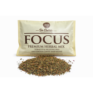 De Classic Focus Tobacco Free Herbal <b>Smoking</b> Blend 50g Organic Premium Mix Amsterdam Style - Product Image 4