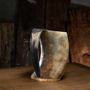 Taza de Cuerno de Búfalo Hecha a Mano en India, Ecológica, 100% Auténtica, Pulida, de Primera Calidad, Moderna - Product Image 2