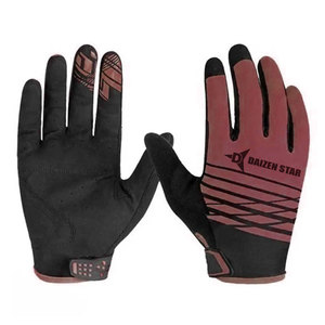 Gants de course Daizen Star à doigts entiers, antidérapants, imprimés, en nylon PU respirant, fermeture auto-agrippante, unisexe, pour l'extérieur, MOTOCROSS - Product Image 3