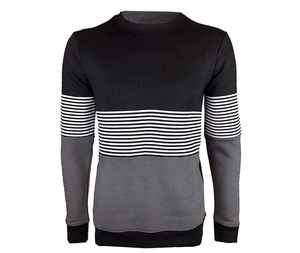 Sweat-shirt oversize pour homme, sweat-shirt à épaules tombantes, sweat-shirt à col rond pour homme - Product Image 5