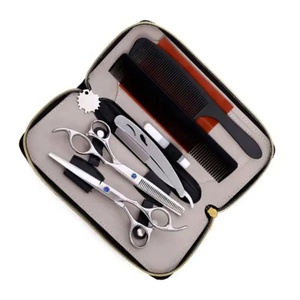 Ensemble de ciseaux de coiffure professionnels en acier inoxydable de haute qualité, légers, pour la coupe et le façonnage des cheveux - Product Image 2